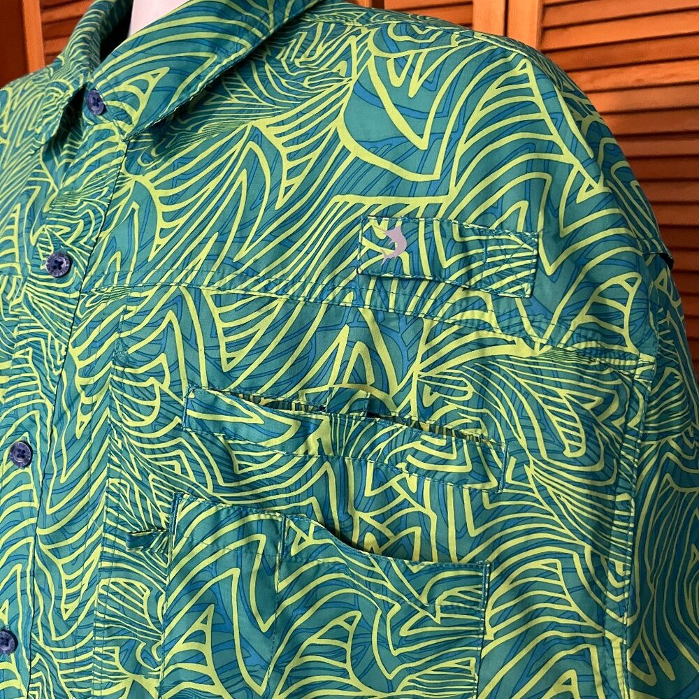 REEL LEGENDS SALTWATER SZ XXL SS VENTED MESH FISHING SHIRT